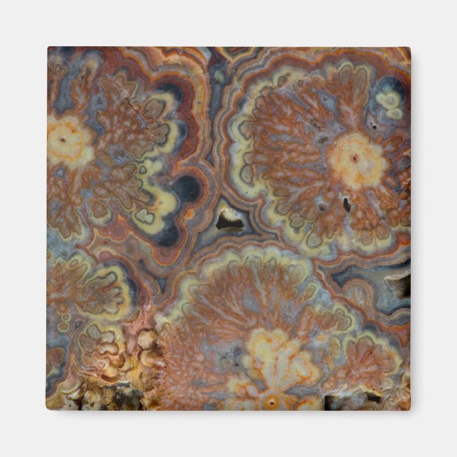 Blommande rör onyx magnet (Framsidan)