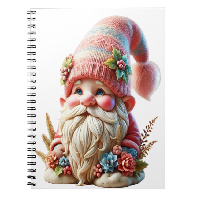 Blommande tomte  anteckningsbok (Framsidan)