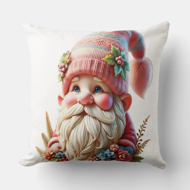 Blommande tomte  kudde (Framsida)