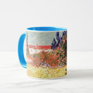 Blommande trädgård av Vincent van Gogh Mugg