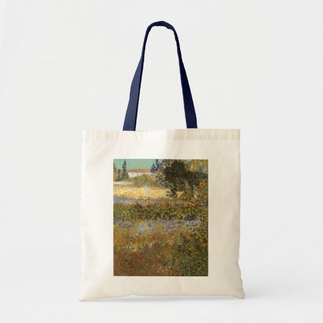 Blommande trädgård av Vincent van Gogh Tygkasse (Framsidan)