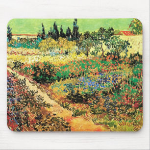 Blommande trädgård med stig av Vincent van Gogh Musmatta