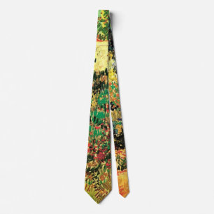 Blommande trädgård med stig av Vincent van Gogh Slips