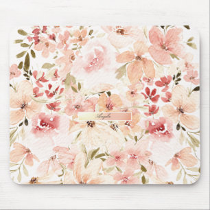 Blommande vårblommor musmatta