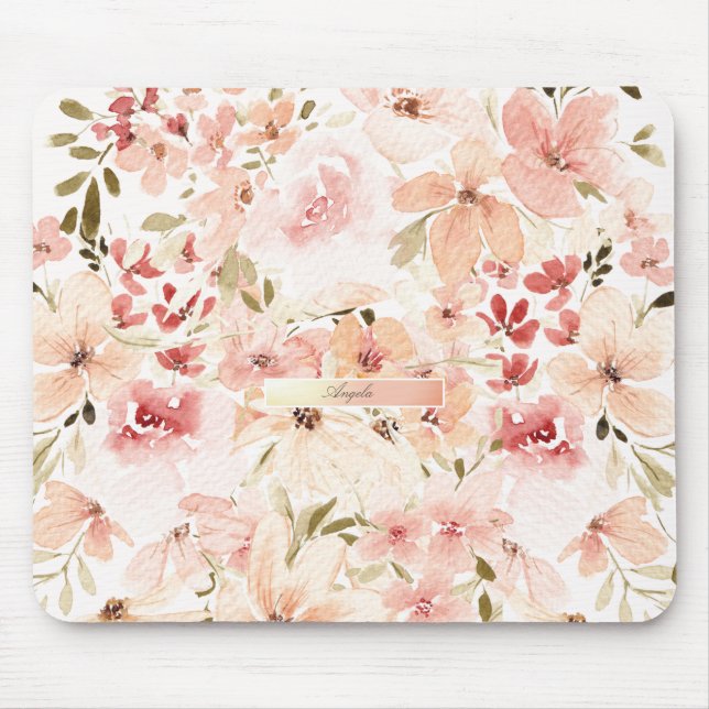 Blommande vårblommor musmatta (Framsidan)