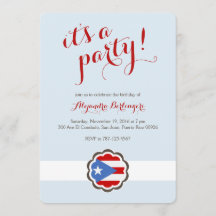 Blommaparty, Puerto Rican flagga