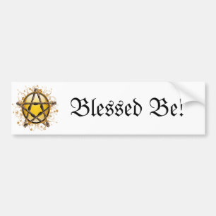 BlommaPentagram Bildekal