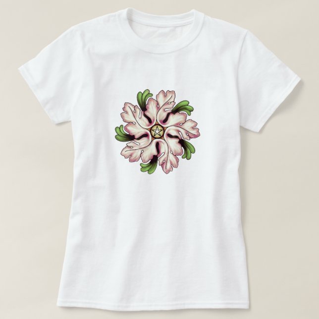 BlommaPentagram T-shirt (Design framsida)