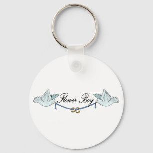 Blommapojke Keychain Nyckelring