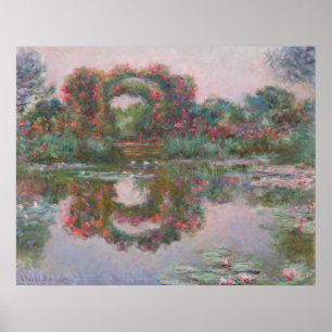 Blommar Arches, Giverny - Claude Monet - c1913 Poster
