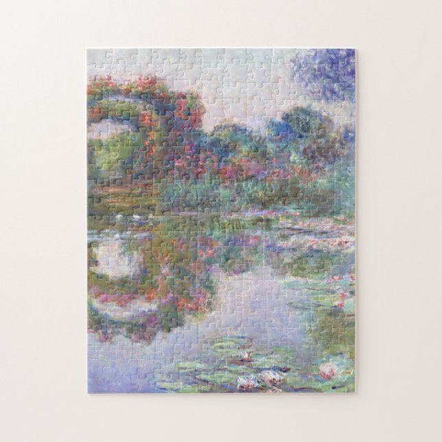 Blommar Arches Giverny Monet Fine Art Pussel (Vertikal)