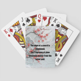 blommar av bergspapper från snö casinokort