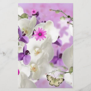 blommar av blommigt blommor brevpapper