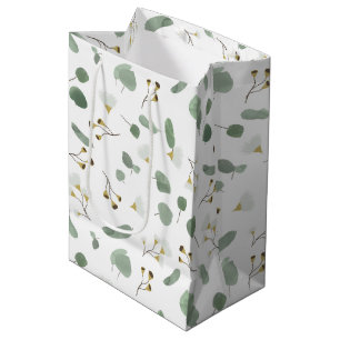 Blommar av dollargummi i Silver i eukalyptus Green