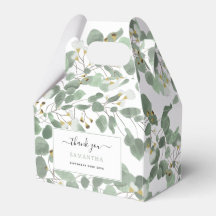 Blommar av dollargummi i Silver i eukalyptus Green