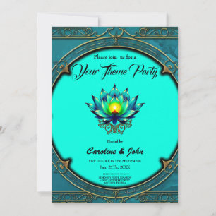 Blommar av Elegance, Mystic Lotus. Inbjudningar