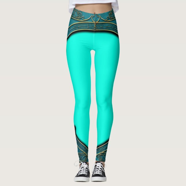 Blommar av Elegance, Mystic Lotus. Leggings (Framsida)