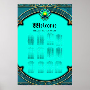 Blommar av Elegance, Mystic Lotus. Poster
