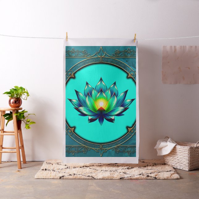 Blommar av Elegance, Mystic Lotus. Tyg (In Situ)