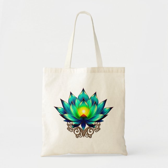 Blommar av Elegance, Mystic Lotus. Tygkasse (Framsidan)