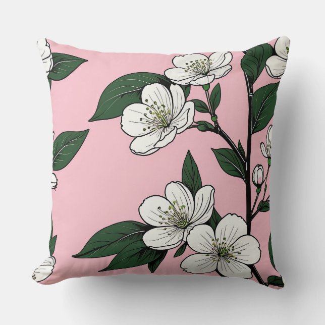 Blommar av fet körsbär på Rosa Kudde (Framsida)