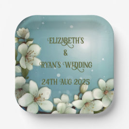 Blommar av gigantiska körsbär med miniatyrdiagram