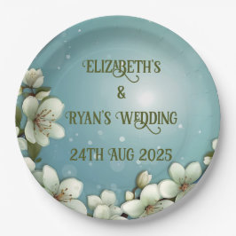 Blommar av gigantiska körsbär med miniatyrdiagram