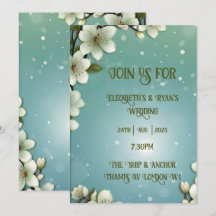 Blommar av gigantiska körsbär med miniatyrdiagram