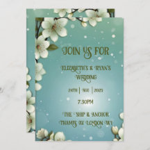 Blommar av gigantiska körsbär med miniatyrdiagram