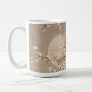 Blommar av japanskt plommon i moonlight av Sō Shiz Kaffemugg
