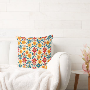 Blommar av Joy 20 x 20 Dekorativ kudde