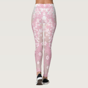 Blommar av körsbär leggings