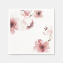 Blommar av körsbär med enkel Elegant | Napkin