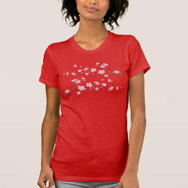 Blommar av körsbär t shirt