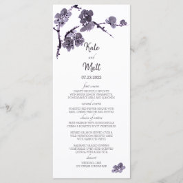 Blommar av plommon meny