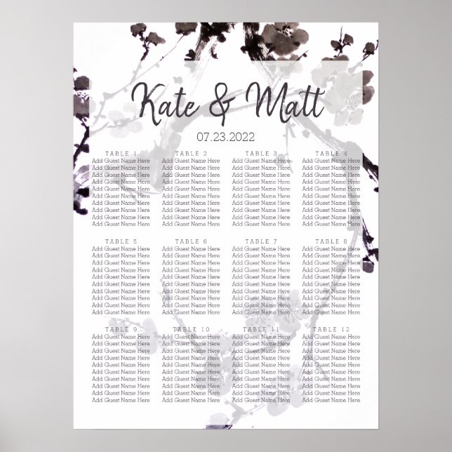 Blommar av plommon poster (Framsidan)