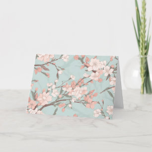 Blommar av Sakura Cherry Kort