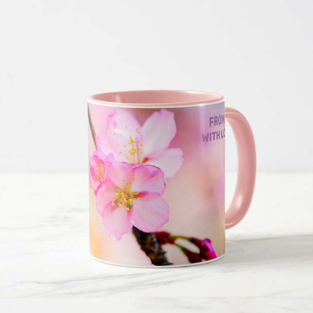 Blommar av vackra Sakura Cherry Mugg (Framsida höger)