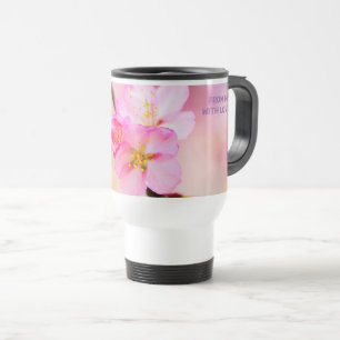 Blommar av vackra Sakura Cherry Resemugg