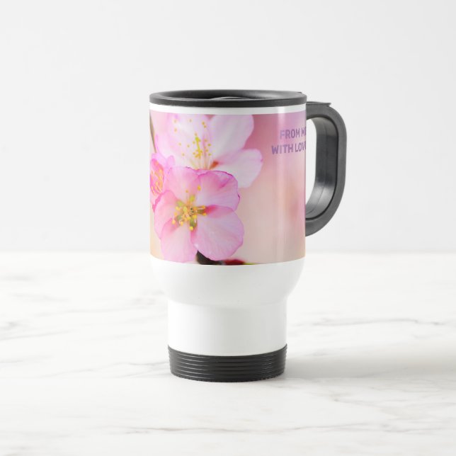 Blommar av vackra Sakura Cherry Resemugg (Framsida höger)
