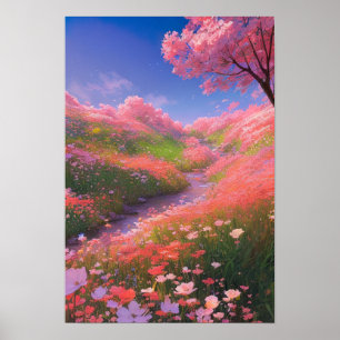 Blommar Backe Poster
