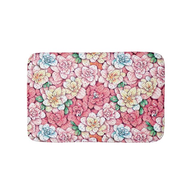 Blommar Bath Mat Badrumsmatta (Framsidan)