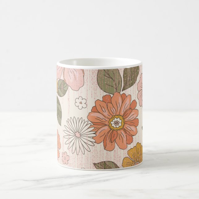 blommar bebis blommar Blomma Glitter Mugg Gåva (Center)