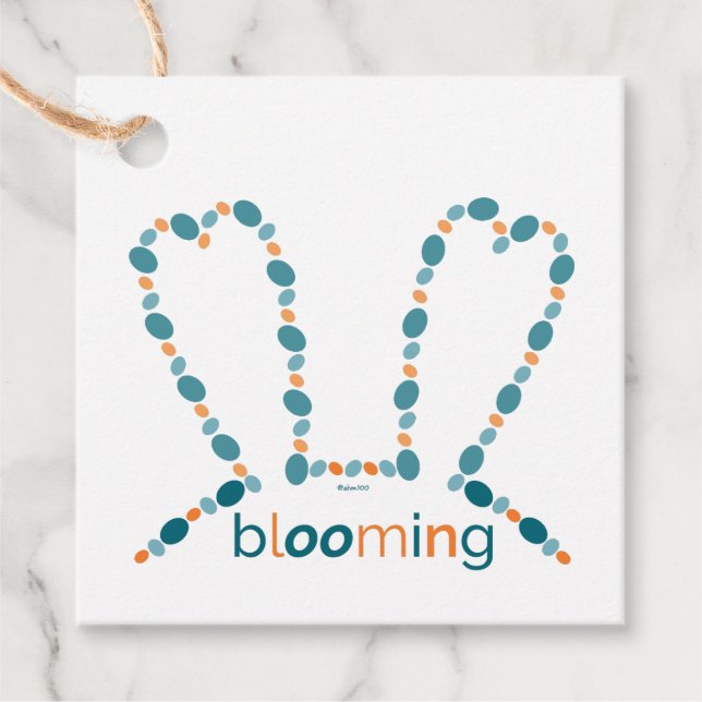Blommar, blommar, blommar... gåvor etiketter (Framsida)