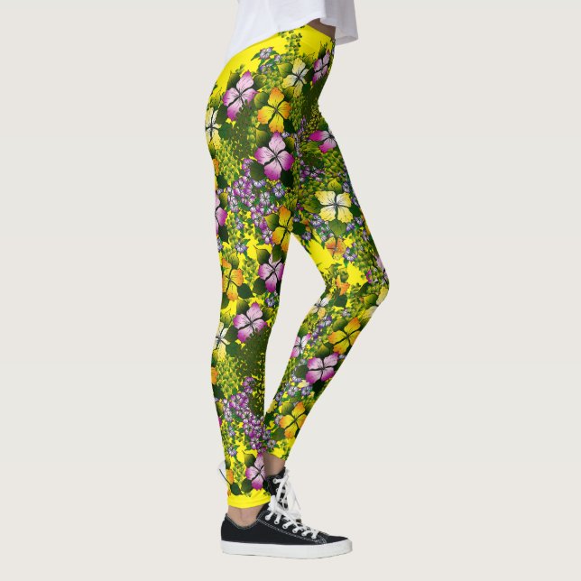 Blommar Bouquet Leggings (Höger)