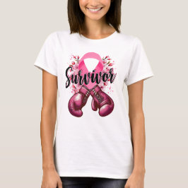 Blommar Breast Cancer Warrior Survivor T Shirt