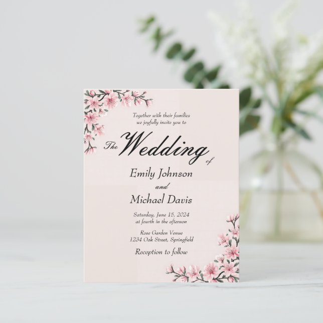 blommar bröllop (Stående Fram)