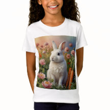 Blommar Bunny & Carrot Patch Kids T-Shirt