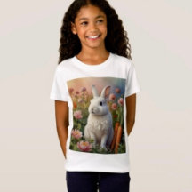 Blommar Bunny & Carrot Patch Kids T-Shirt