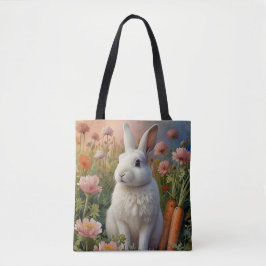 Blommar Bunny & Carrot Patch Tote Bag Tygkasse